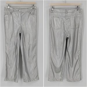 House of Harlow Metallic Straight Leg Pants